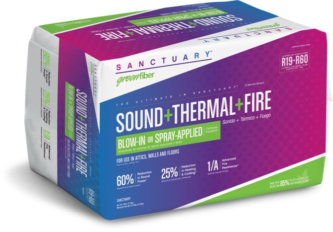 Image of Sanctuary by Greenfiber Blow-In or Spray-Applied Insulation
